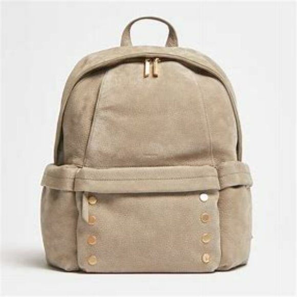 Hammitt Handbags - Hammitt $695 Hunter Large Backpack Grey/Natural Nubuck16956 NWT!